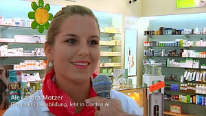 Alexandra Motzer, Drogistin in Ausbildung, Gonten AI, Schweiz