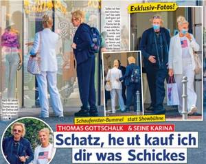 Wetten, dass..! ...Fashion-Gott-schalk auf kybun steht