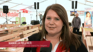 Manuela Fellner, Sängerin und Schweizer Grand Prix Siegerin, Schweiz